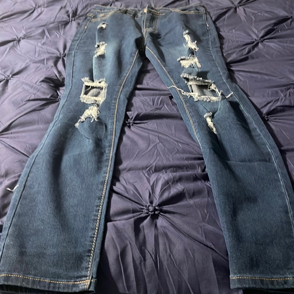 Denim construction jeans